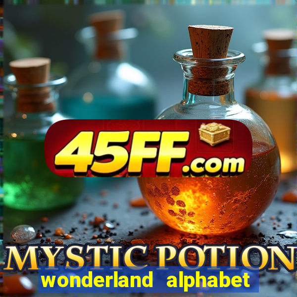 wonderland alphabet comic studio